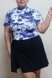 Sarra turtle neck and skort coordinate