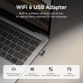KEBETEME WIFI 6 USB Adapter AX300 Network Card Mini USB Dongle 2.4GHz 802.11AX Wireless Dongle Receiver For Win 7/10/11 Drive Free. 
