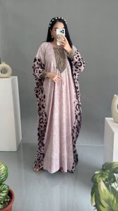 Gamis Kaftan Sultan Renda Terbaru Tana Bahan Rayon Premium Ukuran Standar Jumbo Bisa Cod