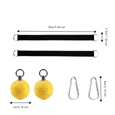 DIVATEN 6pcs Non Slip Pull Up Grips Durable Material Exerciser Grip Strength Trainer Grips Portable Ball Hold Design Hand Grips For Pull Ups
