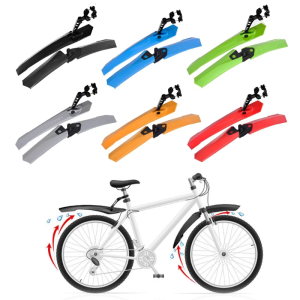 Bike Mudguard Bicycles for Front & Rear Bike Mudguards Mountain Bike Hybrids Mudguard Adjustable Bike Mud Guard