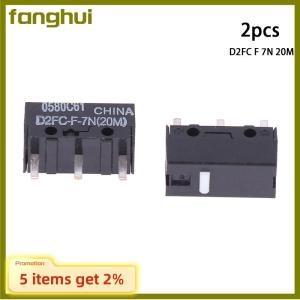 fanghui 2Pcs Mouse Micro Switch D2FC-F-7N 10M 20M of D2FC-F-K(50M) -RZ D2F D2F-01 D2F-01F D2F-L D2F-01L D2F-FL D2F-F-3-7