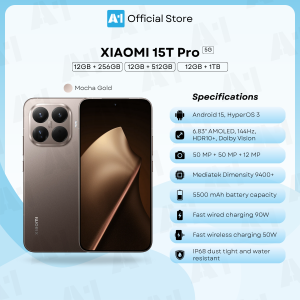Xiaomi 15T Pro 5G (12GB+256GB/512GB/1TB) Original Xiaomi Malaysia Set