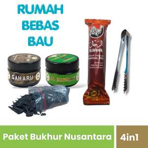 Paket Aromaterapi Bukhur Arab & Arang Magic 4in1 - Buhur Arang dan Capit