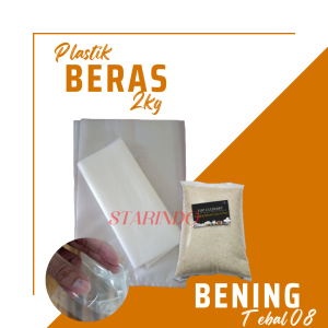 Plastik Beras Kemasan 2kg Bening Polos