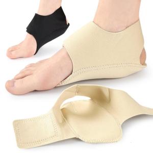 Practical Heel Stabilizers Reinforced Pad Breathable Cotton Fabric Adjustable for Foot Support During Long Walks