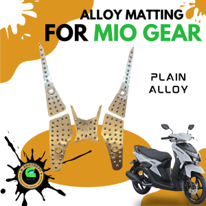 Yamaha Mio Gear Alloy/Powder Coated FootBoard Matting