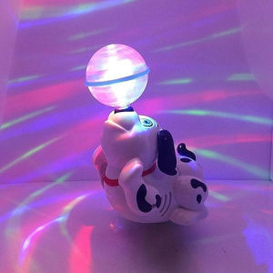 🔥Electric Dancing Rotating Moving Sound and Light LED Lights Puzzle Stunt Dog Toys Funny Dancing Dog Electronic Walking