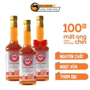 Combo 2 tặng 1: Mật ong chín Honimore Natural & Healthy Hoa Cao Nguyên 630g/chai - 100% mật ong rừng nguyên chất