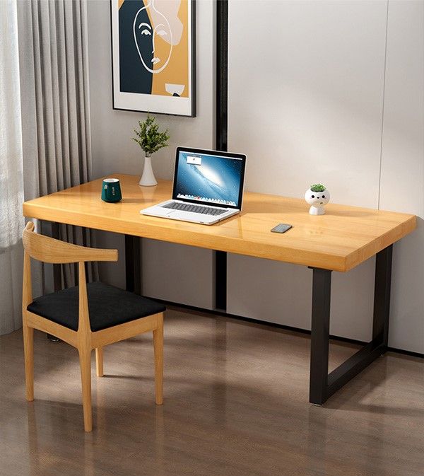 [PREORDER] PSD solid wood computer table study desk, Modern Simplicity