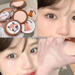 New Gege bear cloud silk light makeup setting powder little fox cute super my go