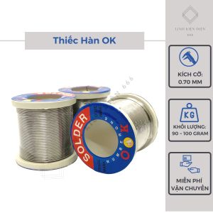 Thiếc Hàn SOLDER - OK [08mm - 14 mét] Thiếc Hàn Nhựa Thông
