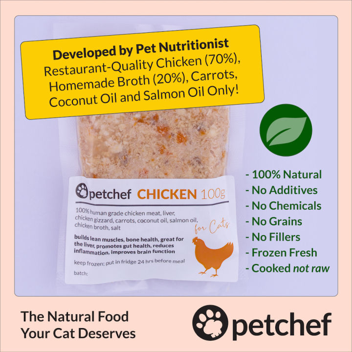 Petchef Cat Food CHICKEN 100 Natural Chicken Top Cat Food