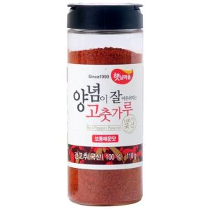 Domestic red pepper powder with Haetnim Village seasoning medium spicy 1 pack 110g