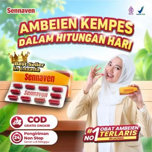 Sennaven 3 Blister Herbal Alami Untuk Wasir dan Ambeien Tanpa Efek Samping