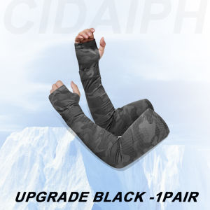 Buy 1 Take 2! Ice Feel UV Protection Set For Cycling - Ice Silk Cooling Arm Sleeves&Tube Mask