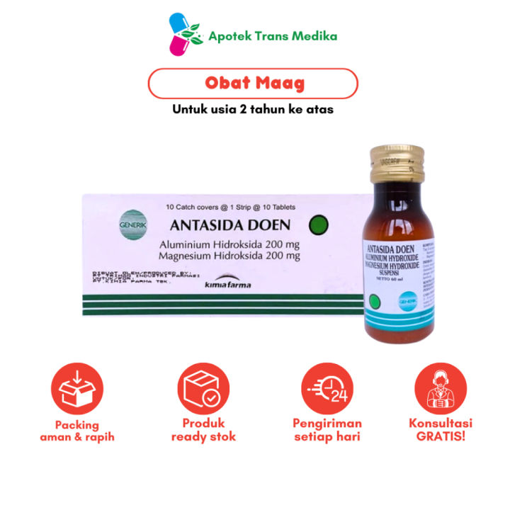 Antasida adalah obat untuk meredakan gejala akibat asam lambung