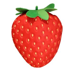 35cm Lifelike Strawberry Plush Toy Simulation Strawberry Pillow Soft Filled Fruit Sofa Cushion Home Decor Gift for Girlfriend