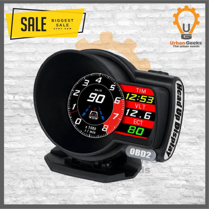X AUTOHAUX 2.2 Pulgadas Mini HUD Head Up Display Car