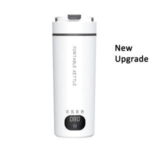 【Local Stock】500ML Portable Electric Kettle Thermal Cup Travel Water Boiler with LCD Smart Water Kettle Travel kettle