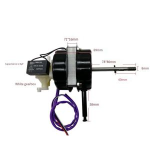 【3speed mode】NIDEC Universal Pure Copper 1KG Wire 16 18 Electric fan motor Double ball bearing table fan motor FROM JAPAN