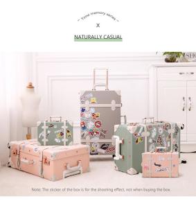 Uniwalker Luggage bag 20/22/24/26 Inch Universal Wheel Ladies Trolley Luggage Pu Leather Protector Hardcase Travel Check-In Luggage Bag Suitcase