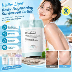 SPF50+ PA+++ Aqua Glow Body Sunscreen Lotion Non-Sticky Lightweight Hydrating Brightening Sunblock Lotion UV Protection Daily Body Care cream