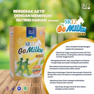GoMilku SR12 Susu kambing Etawa Herbal Susu Tulang Paru Jantung Lambung Maag