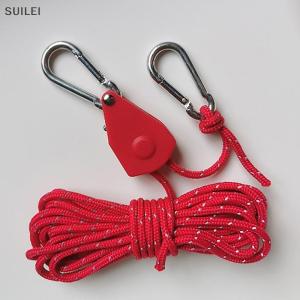 【Flash Sale】COD Outdoor Camping Rope Tent Rope Pulley Regulator Adjustable Lifting Rope