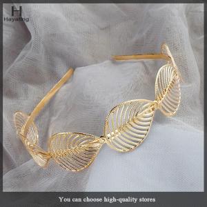 Hayating Retro Elegant Temperament Headband Flower Leaf Alloy Head Hoop For Women Girl Fashion Personality Hair Accessories