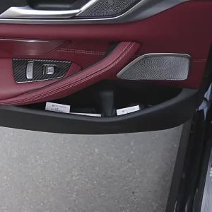 Car Door Storage Multifunctional PU Leather Cup Holder Organizer