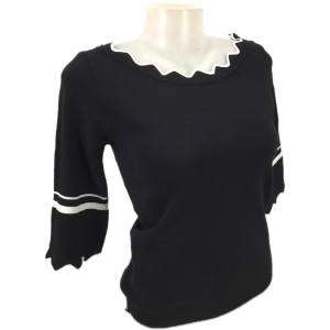 RM CASUAL WOMEN BELL SLEEVE KNITTED BLOUSE