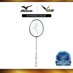 Mizuno 73MTB42347 - CALIBER S-BOOST Racket (Black/White/Orange) 73MTB42347