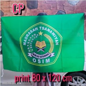 Bendera OSIM Organisasi Siswa Intra Madrasah Aliyah Tsanawiyah MA MTs Rumbai