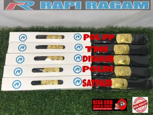 Sabuk nylon pdh motif non brasso (polritnidishubpol ppsatpam)