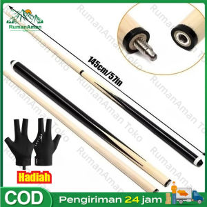 【COD】Cue Billiard Amerika Stik Stick Billiard 13mm Untuk Sembilan Bola Kayu Putih Ramin STICK BILLIARD 145cm Kayu Putih Ramin Cue Break Biliard Stik/Billiard Sambung 2 Stick Billiard 12mm Untuk Sembilan Bola