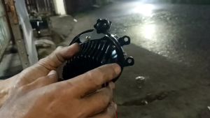 Sepasang Biled Foglamp Q8X Laser Kuning HI/LO Breket Toyota Honda