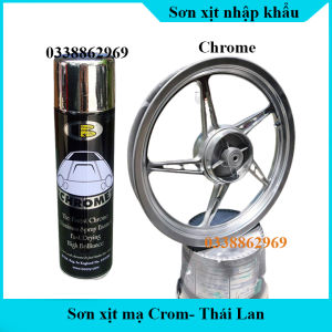 Sơn Mạ Crom Inox Bosny - Sơn Mạ Crom Hiệu Ứng Tráng Gương- Sơn Xịt Xe Máy Ô Tô- Sơn Lót- Sơn Phun- Sơn Xịt Mạ Chrome mạ kẽm