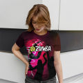 Women's Fully Sublimated Shirt GAD Jersey zumba wear outfit for women Love Zumba Zumbawear Breathable uniform T-shirt for women Top CODE:2. 