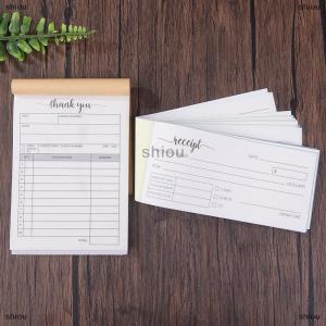 [COD] shiou 1 Receipt Book Carbonless Paper Thank You Receipt Book - Sales Order Small Business Invoice Book - (50 Each White Yellow)