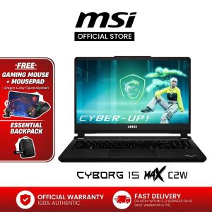 MSI Cyborg 15 Max AI Gaming Laptop - Intel Core 7 - RTX5060 - 15.6" FHD 144Hz IPS - 16GB RAM - 1TB SSD