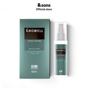 andSons Growell Scalp Lotion 5% Minoxidil for Hair Growth & Hair Loss Care (60ml)