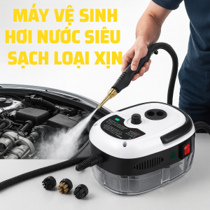 Máy Làm Sạch Hơi Nước Vệ Sinh Động Cơ & Nội Thất Ô Tô  Nhà Bếp – Đánh Bay Dầu Mỡ Siêu Nhanh