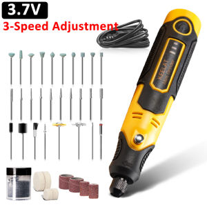 KEELAT 4V 5-Speed Rotary Tool Kit | 58pcs Accessories | Cordless Mini Grinder for Jewelry PCB & Metal Dremel Tool Set