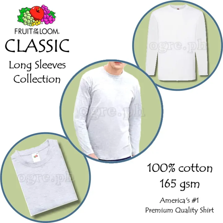 Fruit%20of%20the%20Loom%20White%20Classic%20Comfort%20Style%20Long%20Sleeves%20Tee%20165gsm%20100%25%20Cotton%20-%20Image%207