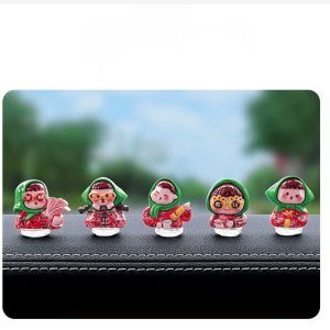 Set 5 Cô Gái Giàu Có Và Sang Chảnh Lò Xo Mini Lắc Lư.Trang Trí Taplo Ô Tô Bảng Điều Khiển Vui Nhộn Dễ Thương