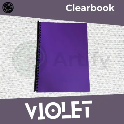 Joy Clearbook 20 Sheets A4/Short and Long/FC High Quality Clear book for Filing Documents