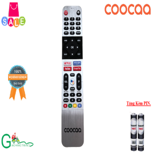 Remote Điều khiển từ xa dành cho tivi Coocaa giọng nói- Hàng chính hãng Coocaamới 100% -Tặng kèm Pin