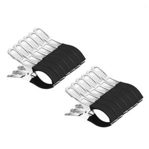 6/1/0/12Pcs Stainless Steel Hanger Spring Clamps Large Pool Cover Clamps Heavy Duty Swimming Pools Windproof Clip