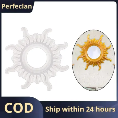 DIY Crystal Epoxy Resin Mold Sun Wall Mirror Resin Molds Silicone Mould